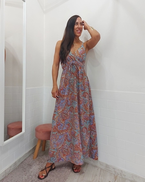 VESTIDO SUMMER TURQUESA - Imagen 1