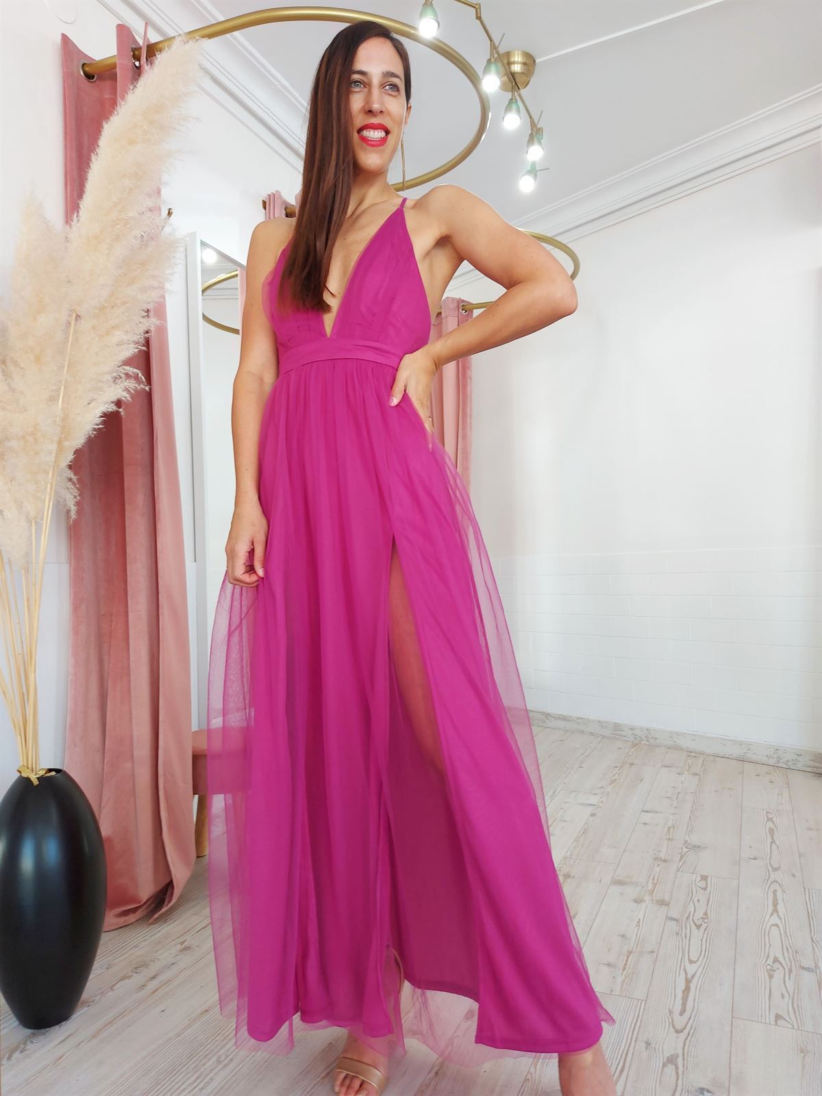 VESTIDO VALENTINA BUGANVILLA - Imagen 1