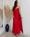 VESTIDO VALENTINA ROJO - Imagen 1