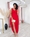 VESTIDO VALERIA ROJO - Imagen 1