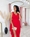 VESTIDO VALERIA ROJO - Imagen 2