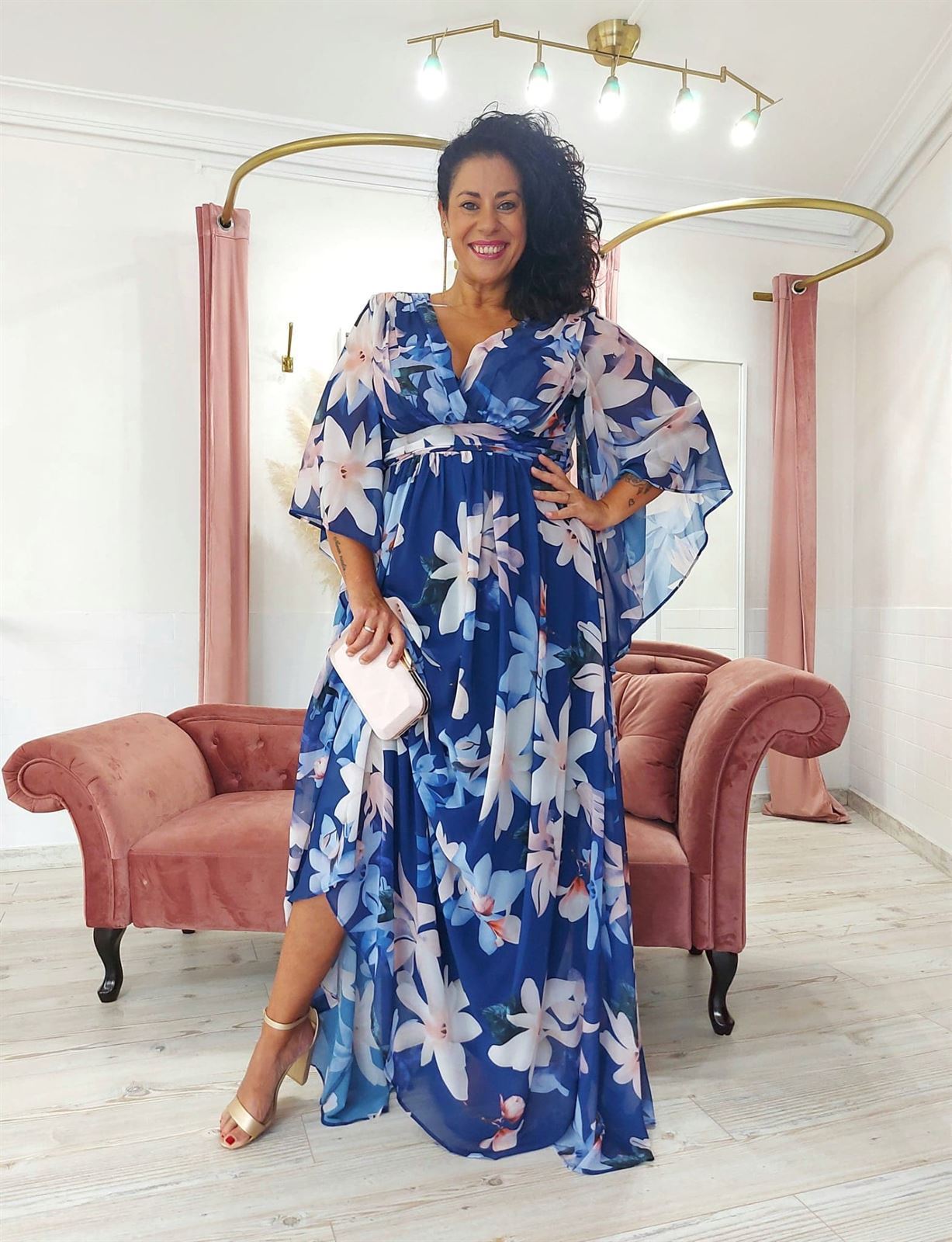 VESTIDO VERONA AZUL - Imagen 1