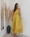 VESTIDO VOLANTE MOSTAZA - Imagen 1